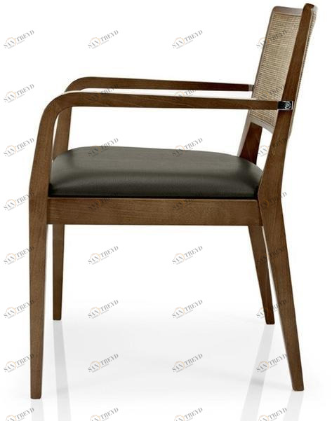 Кожаное кресло с подлокотниками Cibelle M 618pa Santreyd