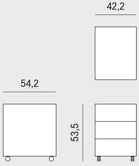 Viganò Офисный ящик из алюминия с замком Ermes sun-id-1361323 - Вид №3