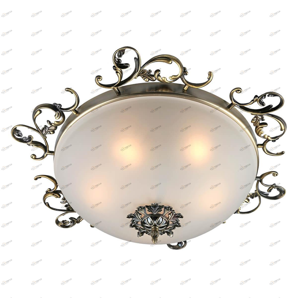 Потолочный светильник Omnilux OML-76507-05 OMNILUX OML-765 204495 Белый;медь 