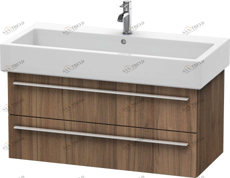 XL634607979 Тумбочка подвесная X-Large #XL6346 950 x 443 мм Орех натуральный, декор Duravit