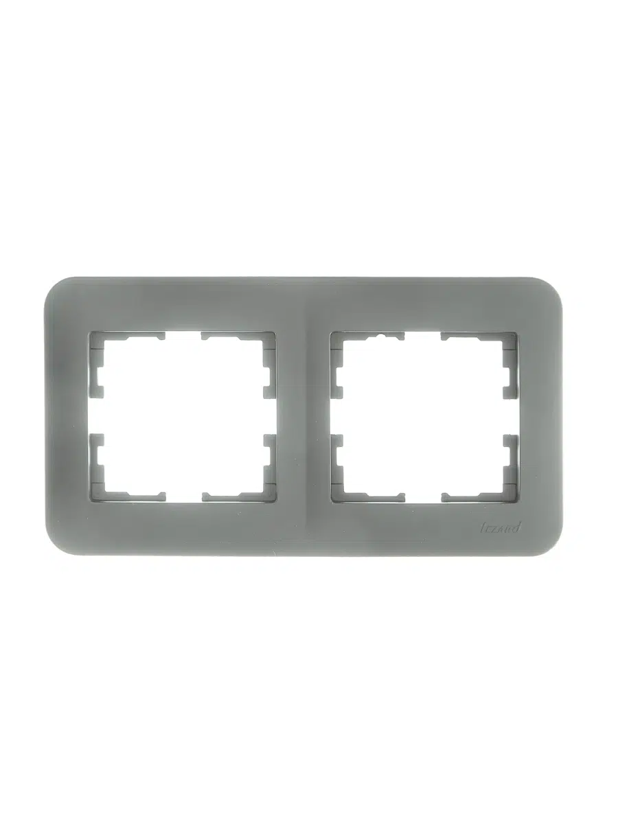 ASTI Рамка 2-ая горизонтальная б/вст платина LEZARD 7081-3500-147