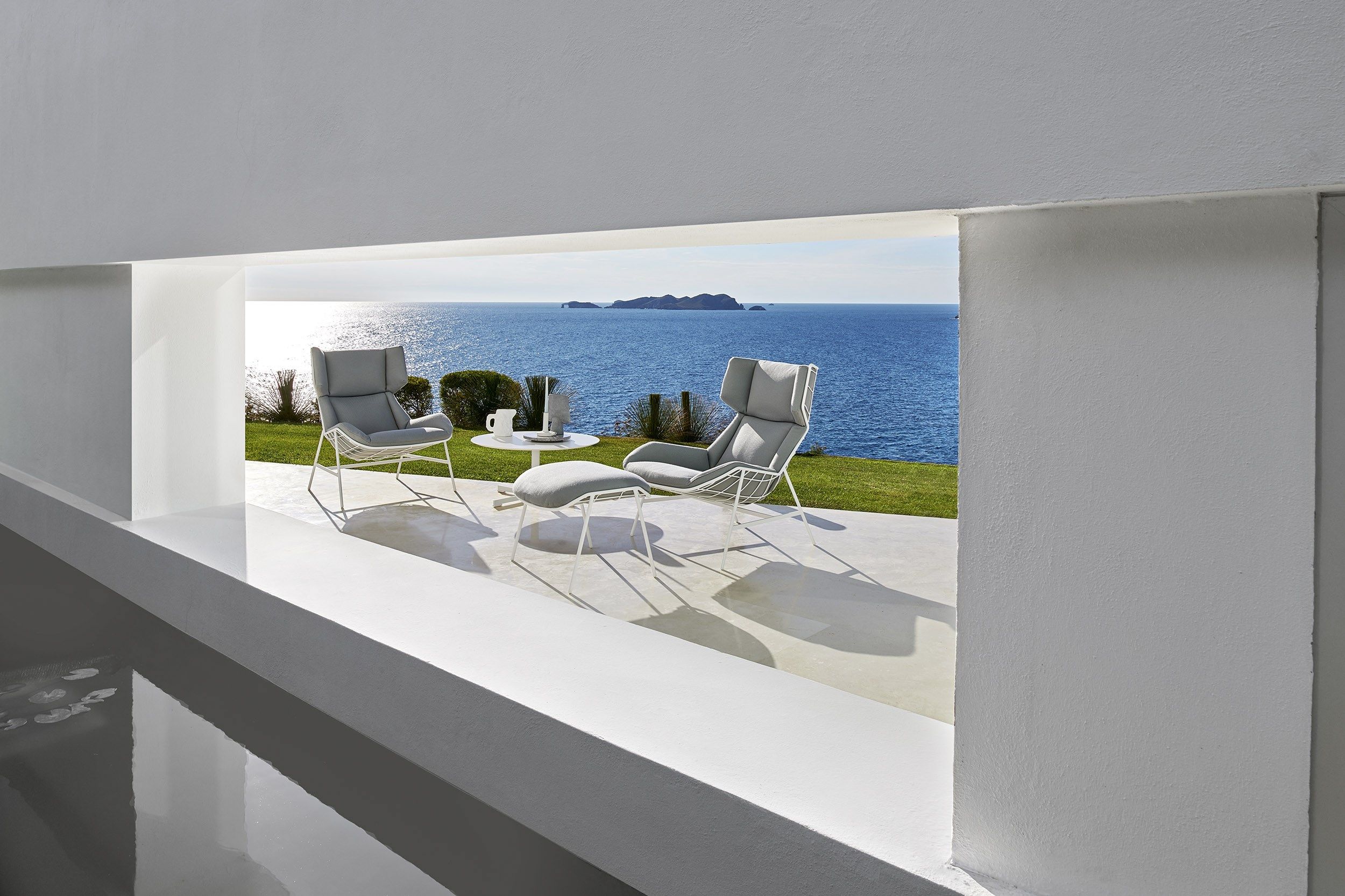 Тканевое садовое кресло с подголовником Varaschin Summer Set ARCH-00062979 - Вид №6