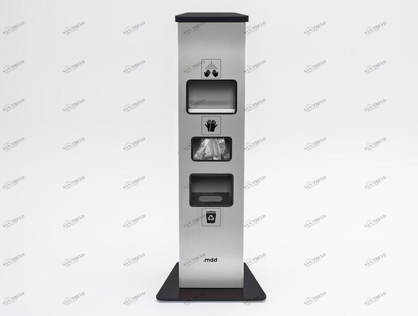 MDD Дозатор для одноразовых устройств / тотем для дезинфекции из металла  Dzw1 