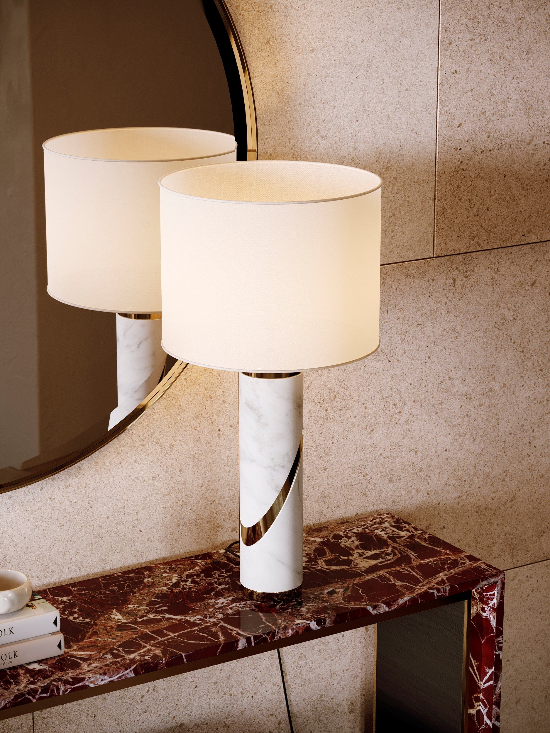 Деревянная настольная лампа Laskasas ARCH-00106273 - Вид №4