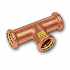 110130353528 SANHA 10130 пресс-фитинг газ, медь, тройник ВПр 35x35x28 мм