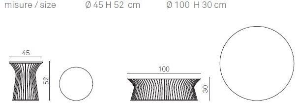 Gruppo Tomasella Лакированный журнальный столик для гостиной Brigitte sun-id-1429119 - Вид №1