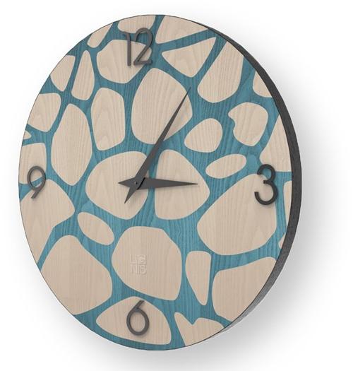 LIGNIS® Настенные часы из инкрустированного дерева Dolcevita nature 10.066 / 10.144 - Вид №1