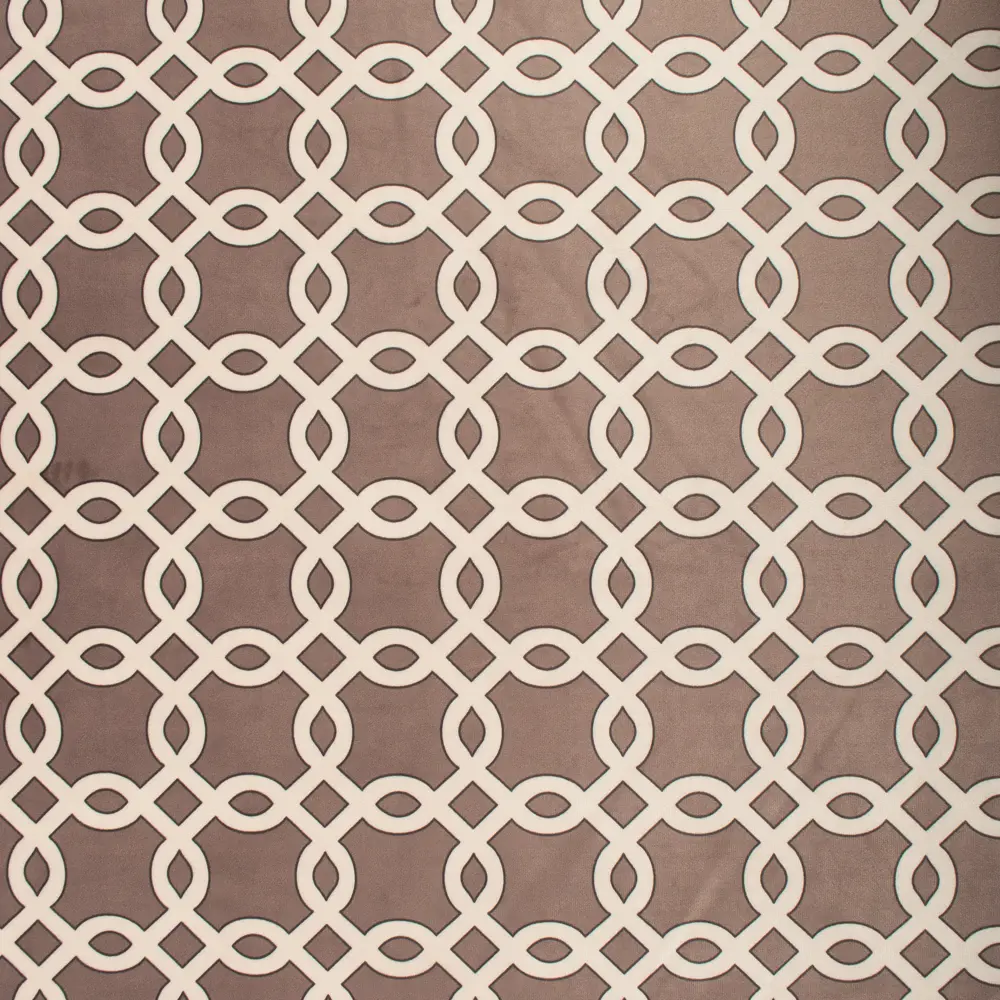 Ткань 1 п/м, велюр, 280 см, цвет бежевый GARDEN STLM-2158858