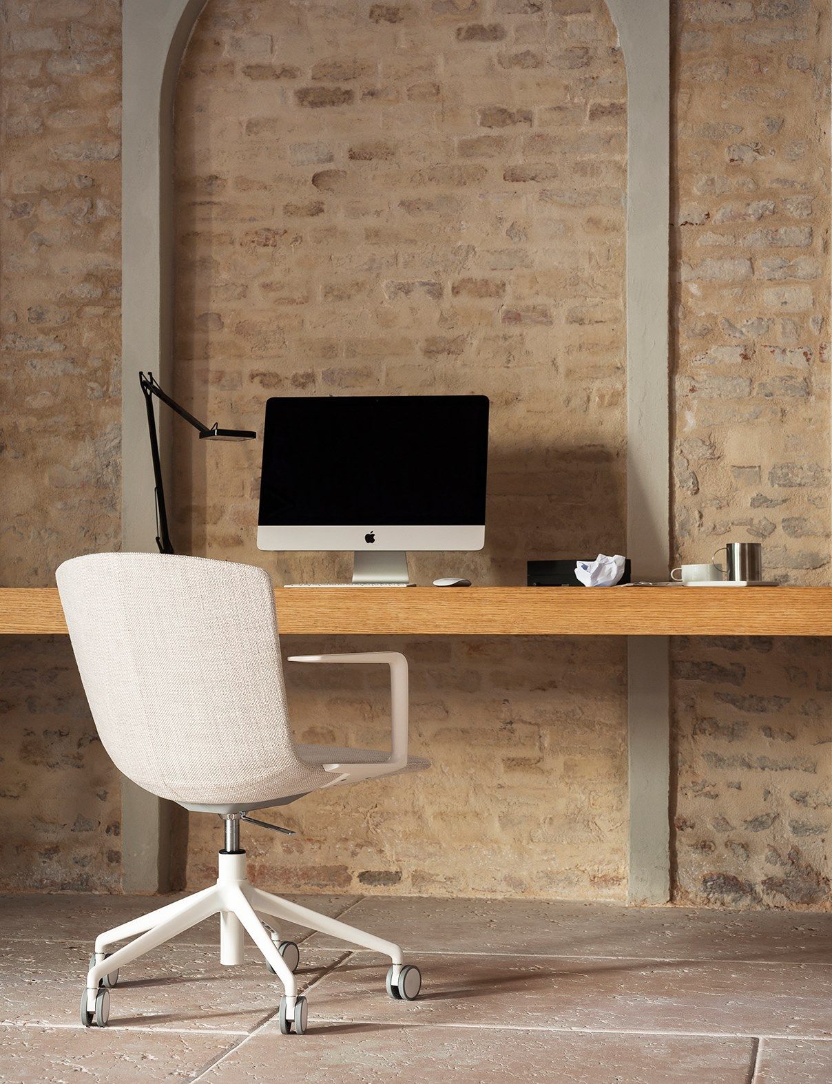 5-спицевое вращающееся офисное кресло с колесами Desalto Calum ARCH-00024294 - Вид №3