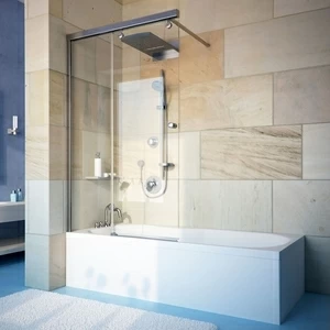 Шторка на ванну 125x160 GV-862 GUTEWETTER SLIDE PEARL