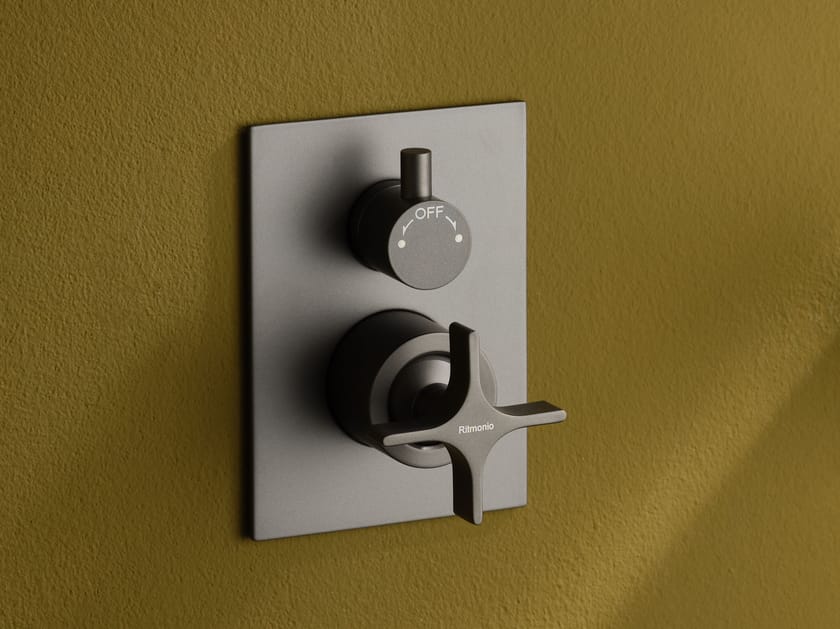 Однорычажный настенный смеситель для ванны Ritmonio Diametro35 Cross ARCH-00037064