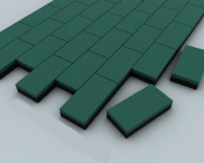 Резиновая брусчатка ecospline «катушка» 20 EcoSpline sun-id-2068029 - Вид №2