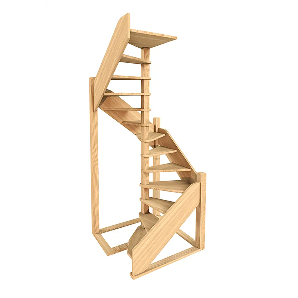 Лестница поворотная 270° ЛЕС-1.2ВУ универсальная ЛЕСЕНКА STLM-2068166 - Вид №1