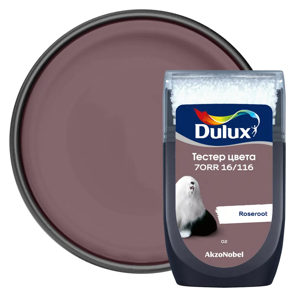Тестер краски для стен Dulux 70RR 16/116 Roseroot 30 мл STLM-2059040