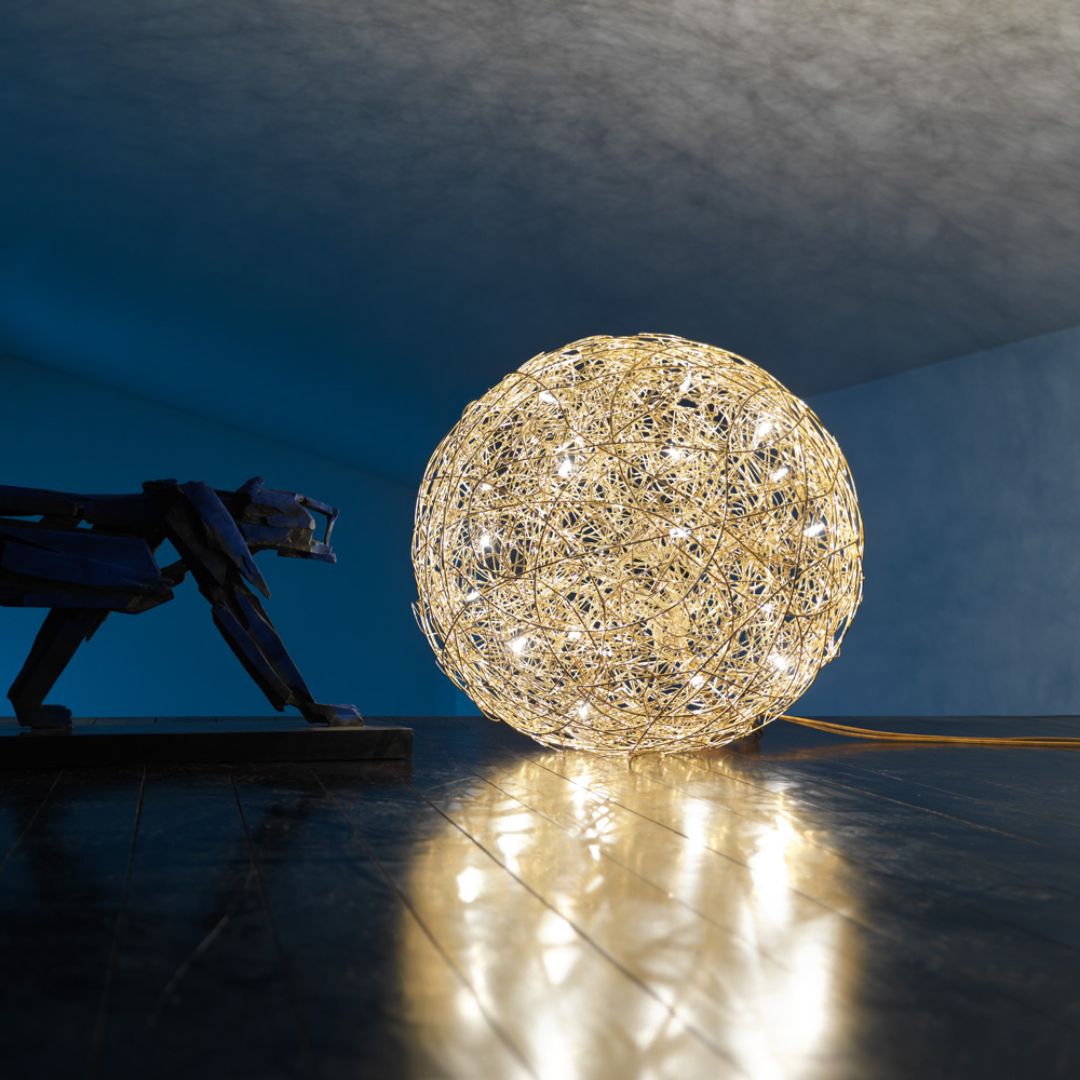 Catellani & Smith F4 alum Fil De Fer Terra 40 торшер шар -58136 - Вид №1