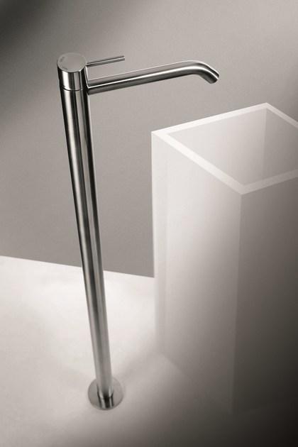 Fir Italia Смеситель для умывальника, однорычажный, напольный Cleosteel 48 4813008 - Вид №1