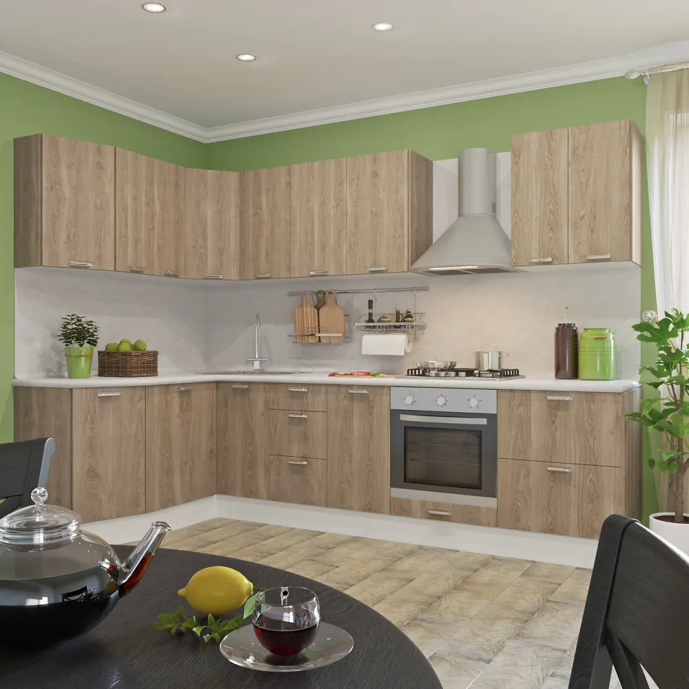 Дверь для ящика под духовку Delinia «Вереск» 60x10 см, ЛДСП, цвет бежевый STLM-2161541 - Вид №2