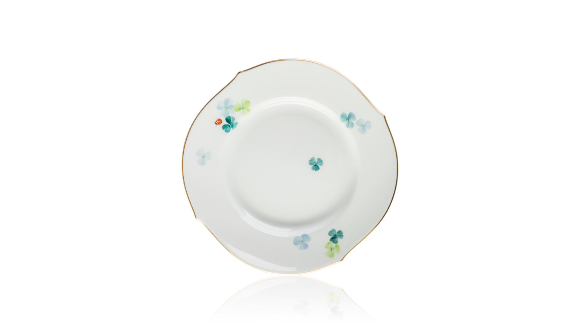 10577266 Meissen Сервиз чайный 6/20 "Игра волн, Божья коровка на клевере" Фарфор  - Вид №3