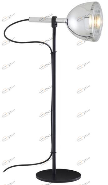 Ligne Roset Регулируемая светодиодная настольная лампа из стали и стекла Chrome bell 10073004