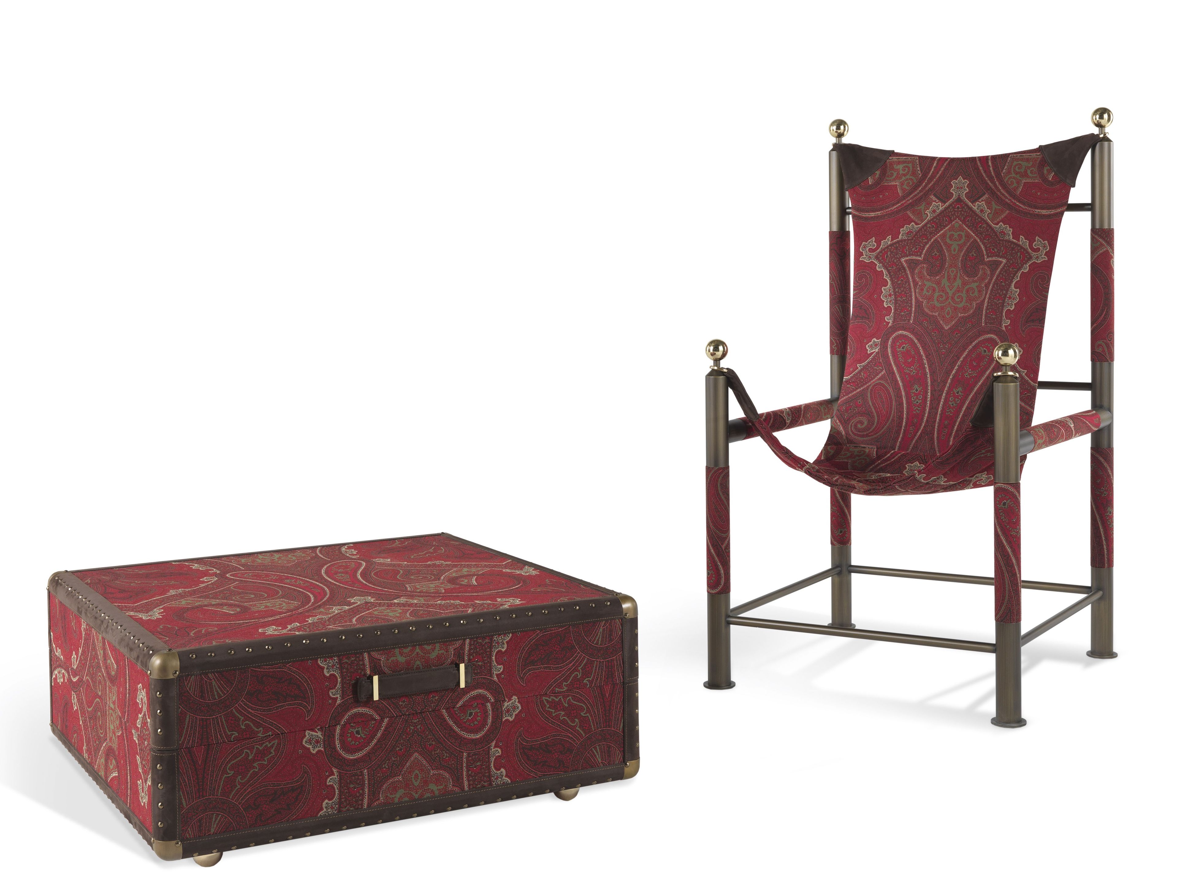 Тканевое кресло с подлокотниками ETRO Home Interiors ARCH-00035220 - Вид №10