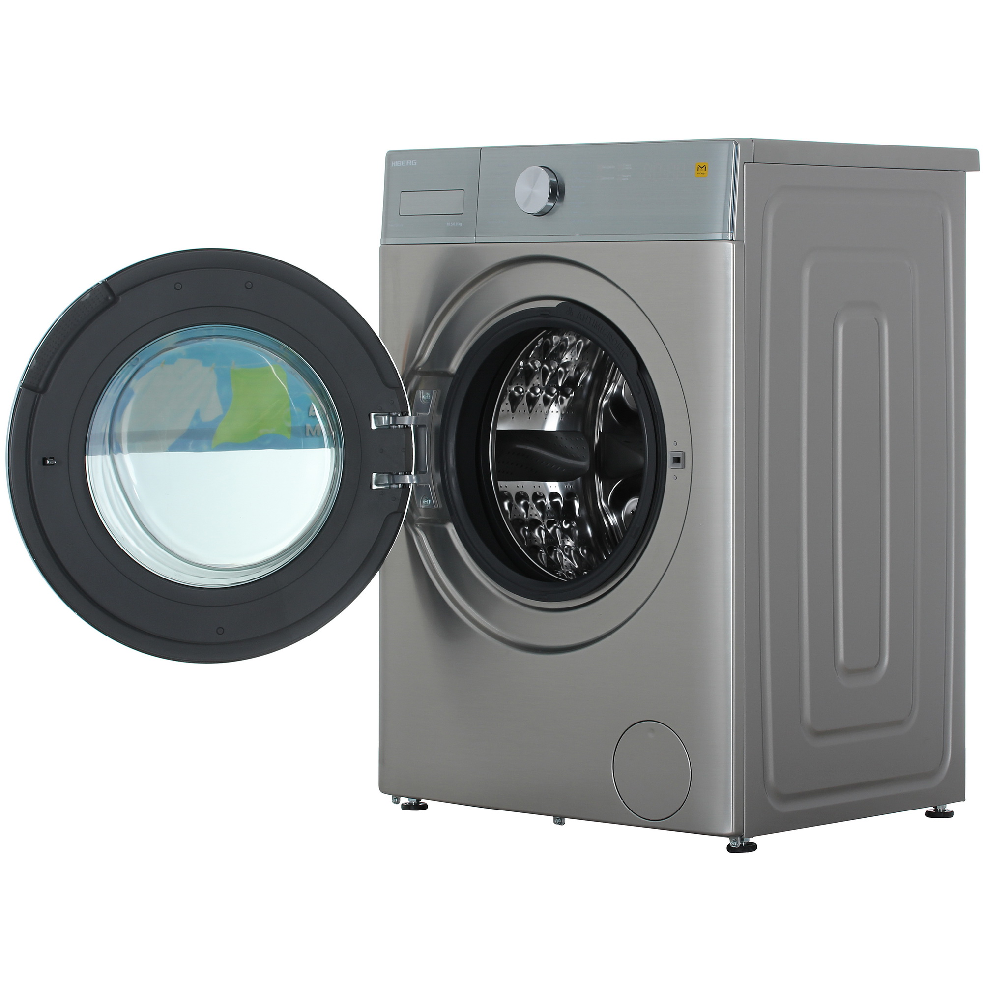 9238390 Стирально-сушильная машина HIBERG i-DDQ8 - 10614 Ss серебристый STDN-0046439 - Вид №5