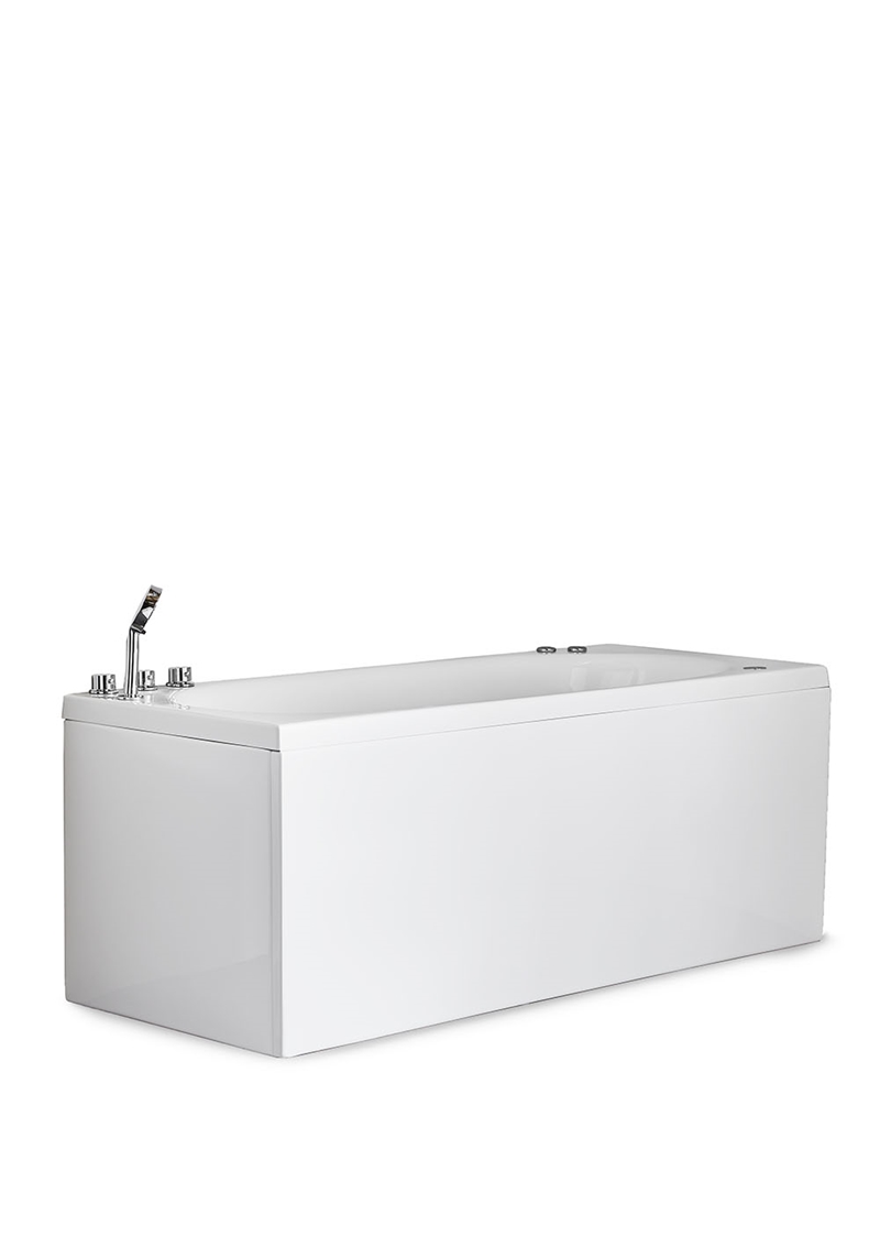 116 Массажная Ванна Relounge 160 Silver Left + Bl  Noro  Белый 