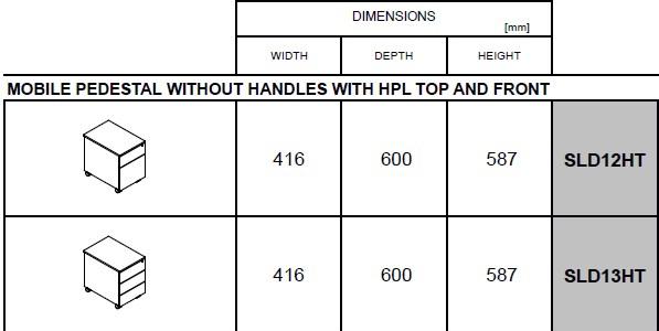 MDD Офисный комод на колесиках Crystal sun-id-1386534 - Вид №5