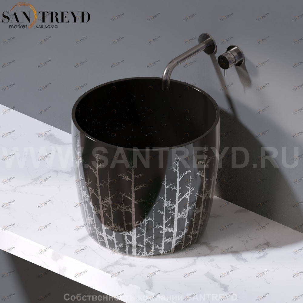 L106.406P Накладная раковина на столешницу  овальная A. e T. Italia PILLAR AeT ITALIA