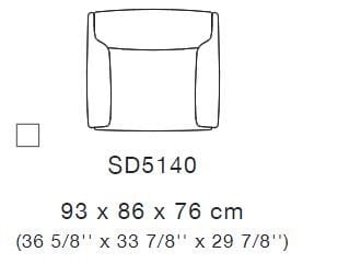 Съемное тканевое кресло с подлокотниками Magis Костюм ARCH-00062529 - Вид №2