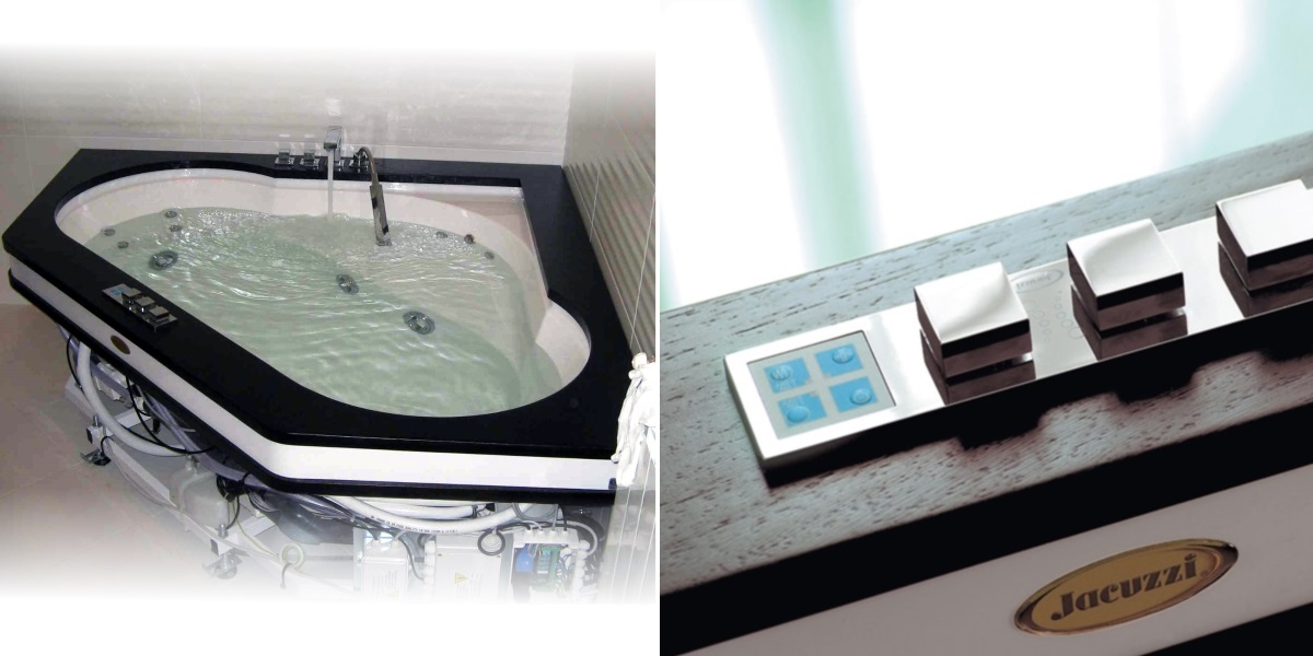 Ванна встроенная с гидромассажем "BASE" Aura Corner 160 9H43-470 Jacuzzi 9H43470 - Вид №2