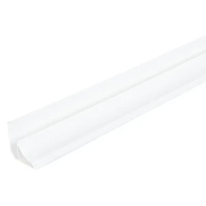 Плинтус ПВХ потолочный для панелей T8/10 мм Белый 3000 мм