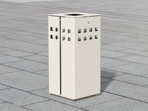 Нержавеющая сталь открытый мусорный бак