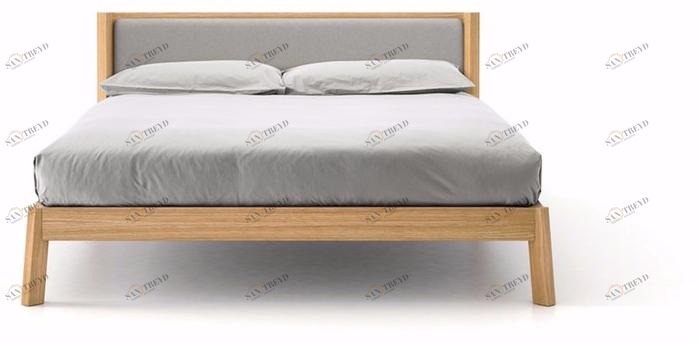 Punt Деревянная кровать с мягким изголовьем Breda sun-id-1488497