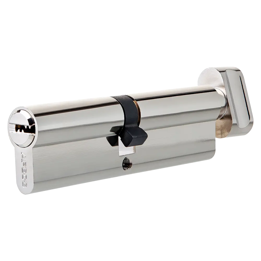 Цилиндр Apecs SM-105(50/55C)-C-NI, 50x55 мм, ключ/вертушка, цвет никель ЦИЛИНДР APECSSM-105(50/55C)-C-NI КЛ-ВЕРТ STLM-2094561