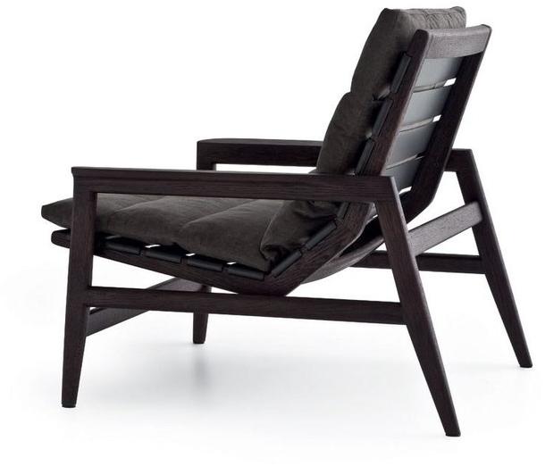 Poliform Кресло с обивкой из ткани с подлокотниками Ipanema sun-id-1448383 - Вид №4