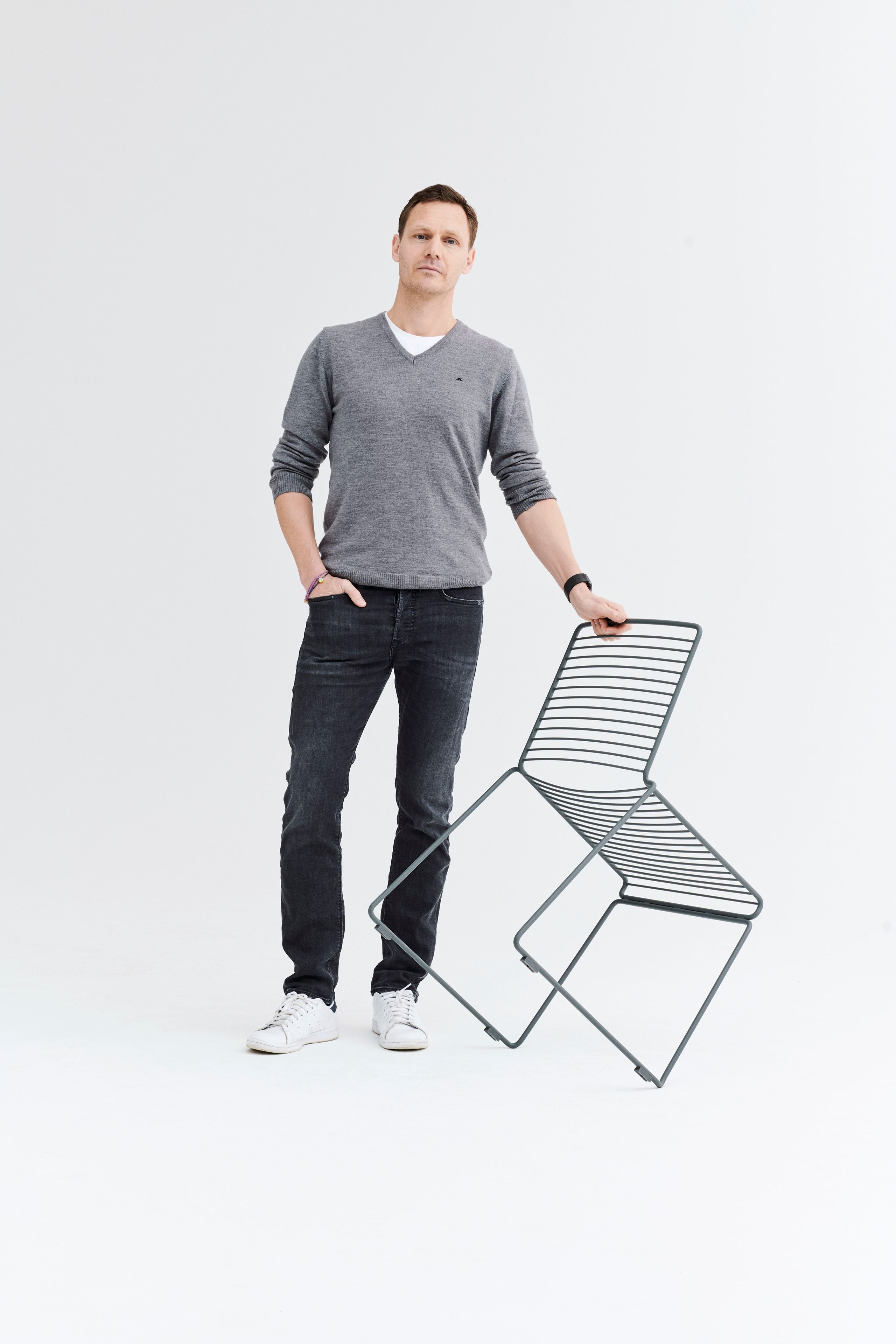 Штабелируемый стальной стул с порошковым покрытием Hay Hee ARCH-00149969 - Вид №16