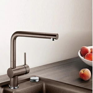 Кухонный смеситель кофейного цвета  Linus Blanco 516697