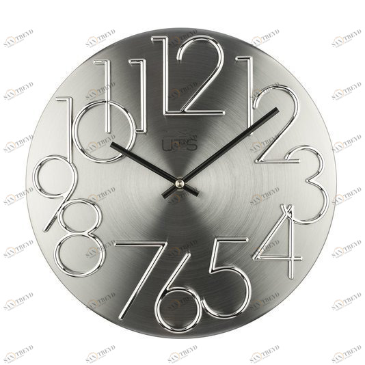 Часы настенные серебристые Tomas Stern 8033 TOMAS STERN  00-3872737 Серебро 