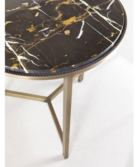 Gianfranco Ferré Home Круглый журнальный столик из мрамора sun-id-1471403 - Вид №1