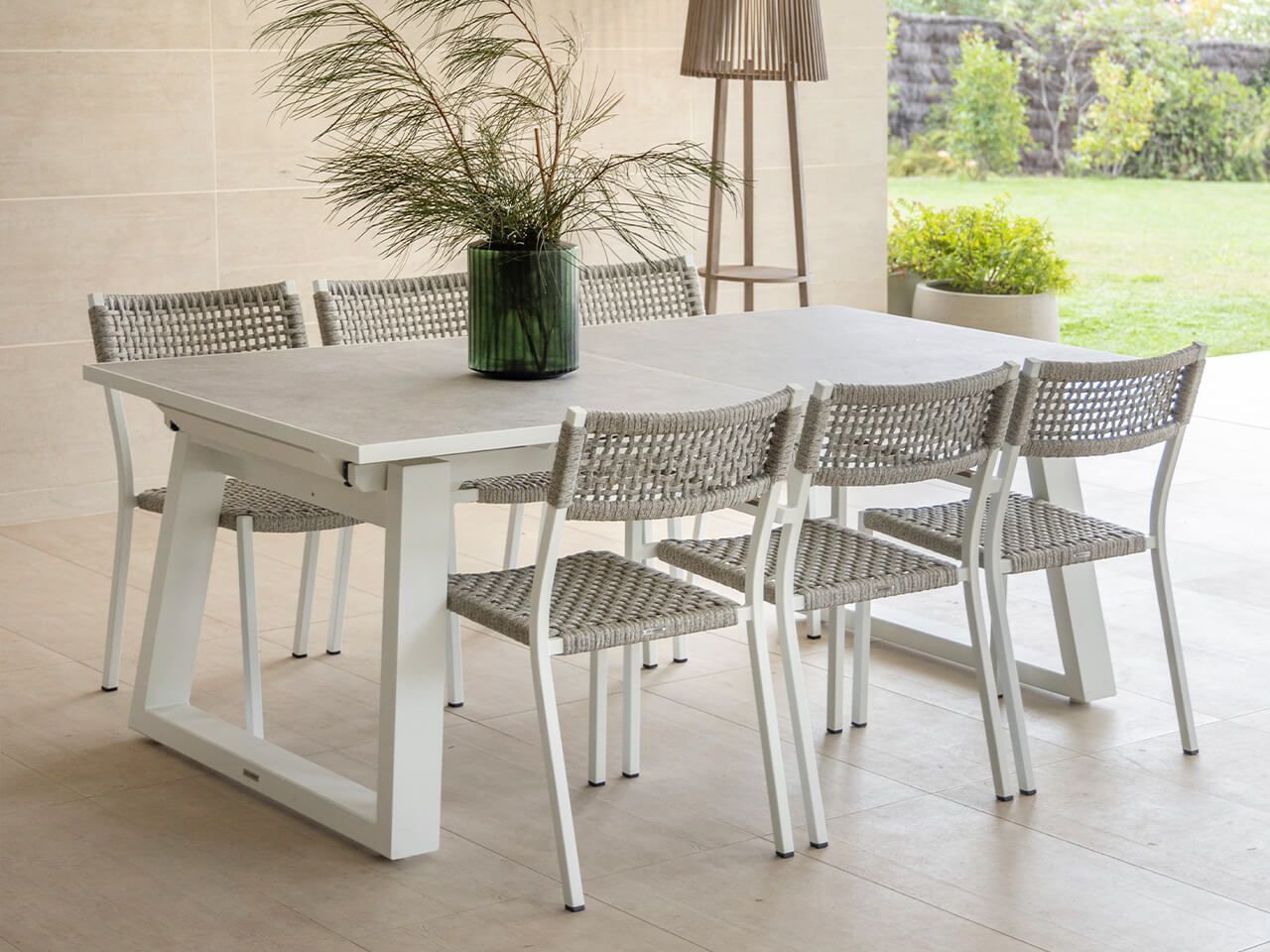 Штабелируемый алюминиевый стул и веревка Les Jardins® ранчо ARCH-00034627 - Вид №2