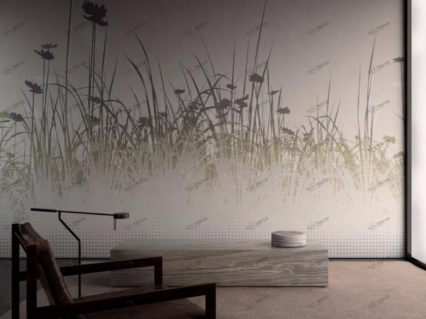 GLAMORA Моющиеся виниловые обои с цветочными мотивами Flore sun-id-1348731