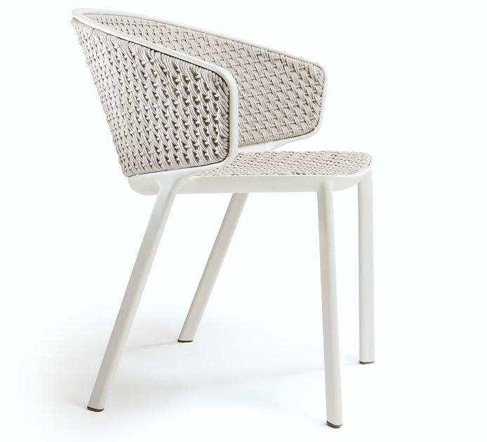 Ethimo Садовое кресло из веревки с подлокотниками Pluvia sun-id-1411163 - Вид №1