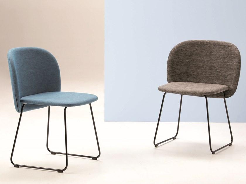 CHAIRS & MORE Санный стул с обивкой из ткани Chips sun-id-1382467 - Вид №5