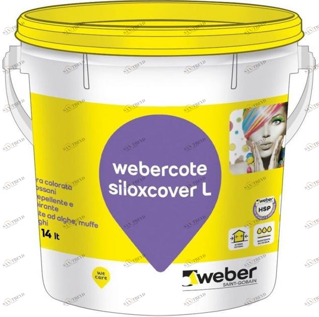 Saint-Gobain Weber Цветная силоксановая краска Webercote sun-id-1494758
