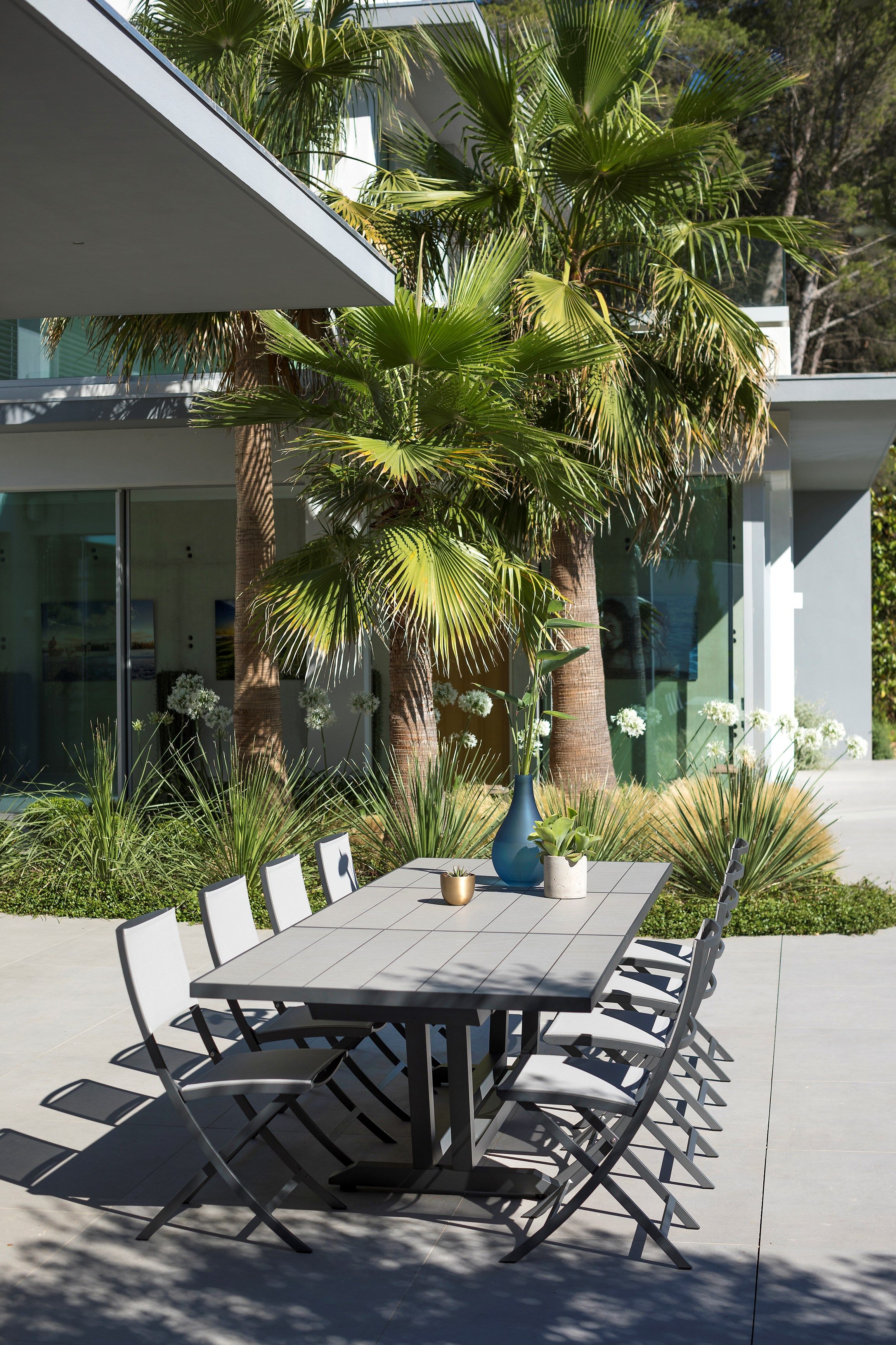 HPL выдвижной прямоугольный садовый стол Les Jardins® Amaka ARCH-00132637 - Вид №7