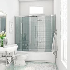 Шторка на ванну 160x160 GV-863 GUTEWETTER SLIDE PART