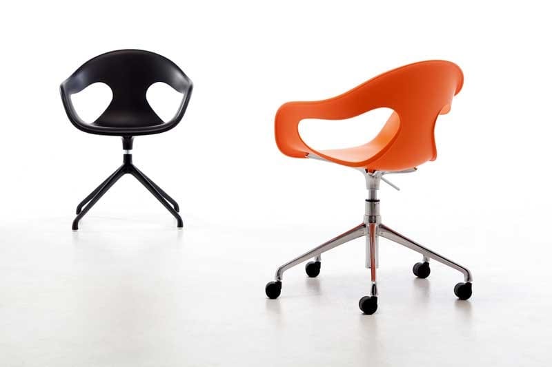 Полипропиленовое вращающееся кресло с подлокотниками arrmet Sunny ARCH-00062609 - Вид №1