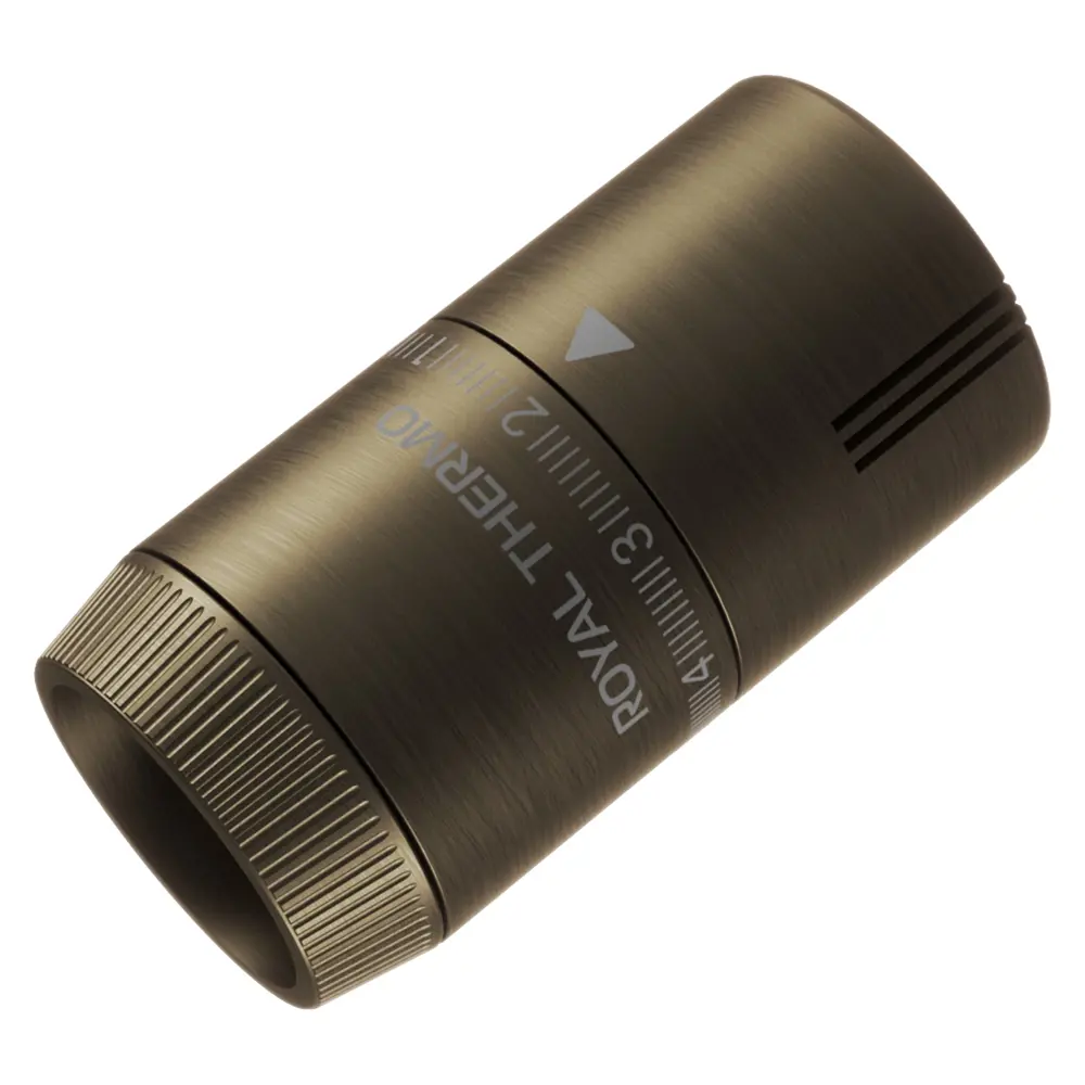 Термостатическая головка жидкостная Royal Thermo Design M30x1.5 бронза STLM-2211176 - Вид №1