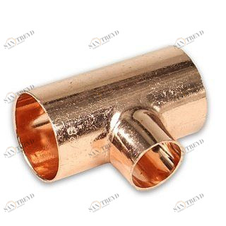 15130352835 SANHA 5130 тройник ВП, медь  35x28x35 мм 