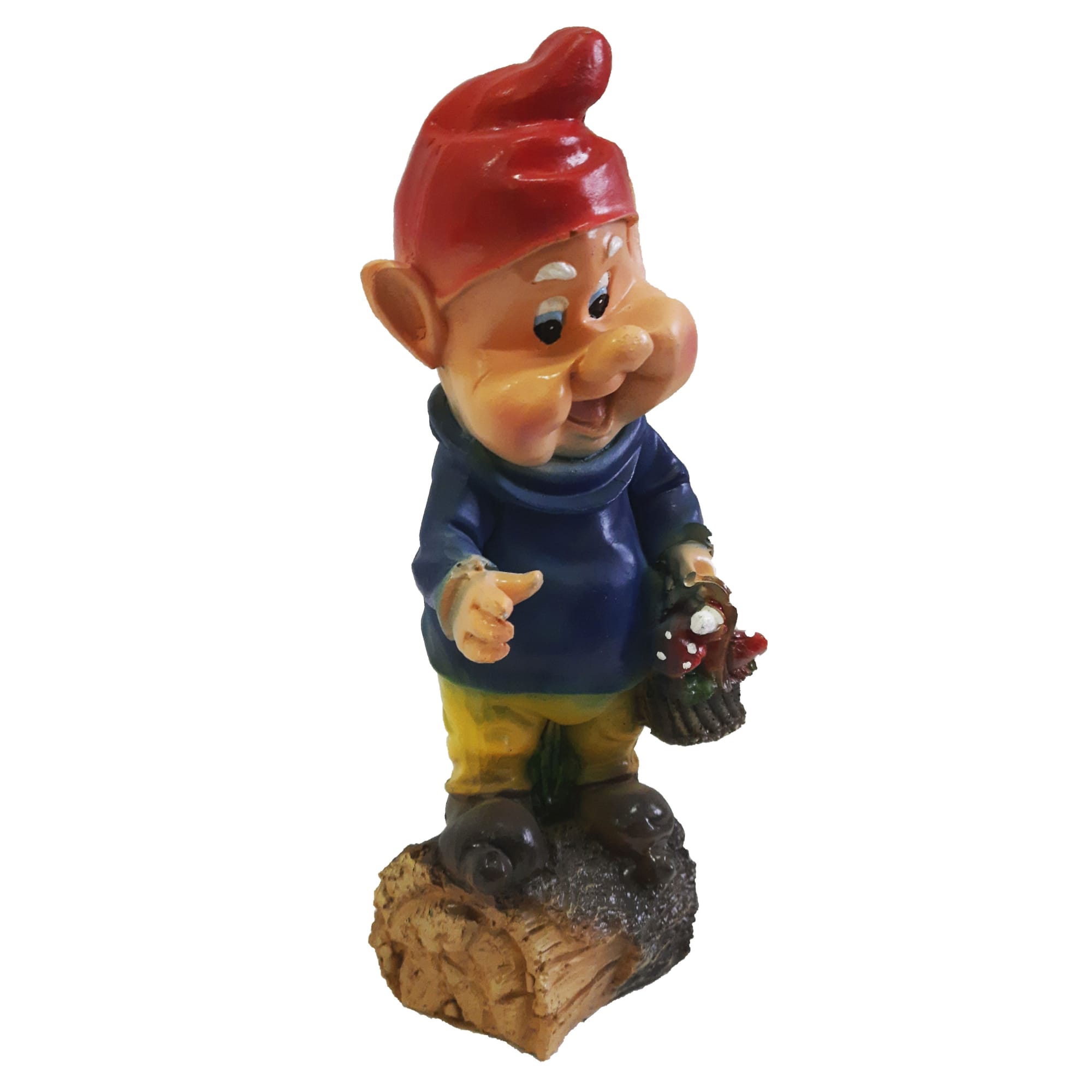 84549161 Фигура садовая «Гном малый с корзинкой» высота 33 см Santreyd  - Вид №1